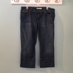 Joes Jeans Socialite Kicker Capri  EUC Sz 32